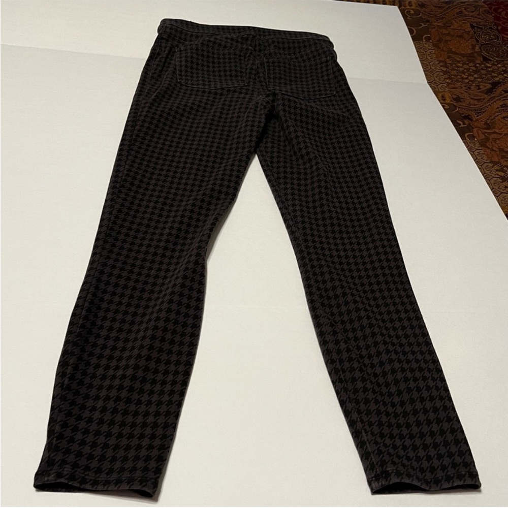 Spanx Black Gray Houndstooth Ankle Jegging Leggings‎ Womens Medium Two Pockets - Picture 13 of 13